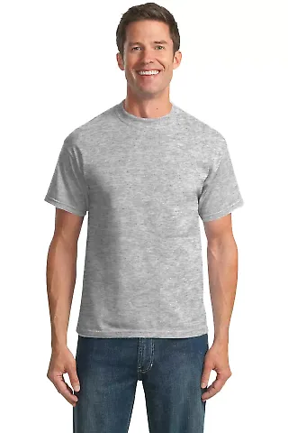 Port & Co PC55T mpany   Tall Core Blend Tee Ash front view