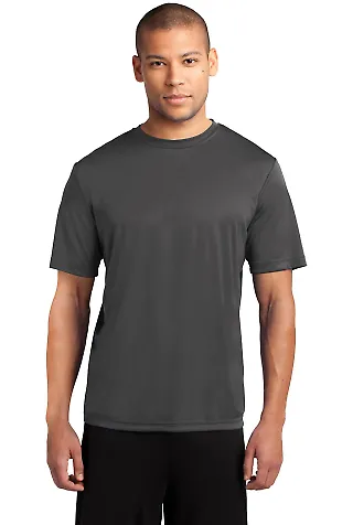 Port & Company PC380 Performance Tee in Charcoal front view