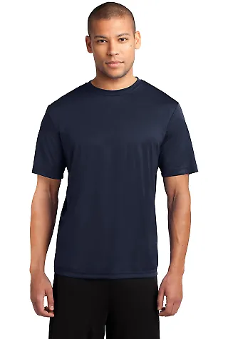 Port & Company PC380 Performance Tee in Deep navy front view
