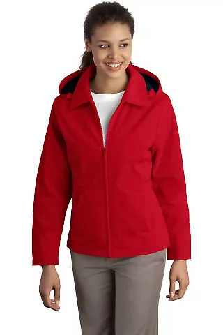 Port Authority L764    Ladies Legacy  Jacket Red/Dark Navy front view
