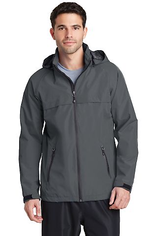 Port Authority J333    Torrent Waterproof Jacket in Magnet front view