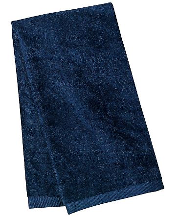 Port Authority TW52    Sport Towel in Navy front view