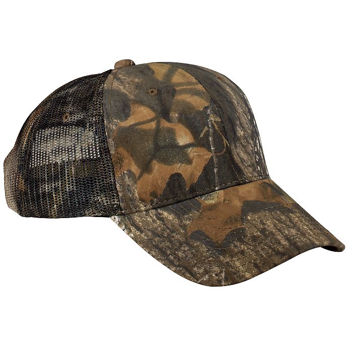 Port Authority C869    Pro Camouflage Series Cap w in Msyoak/newbkup front view