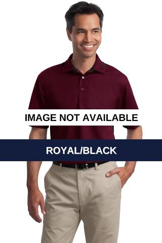 Port Authority TLK524    Tall Dry Zone   Colorbloc Royal/Black front view