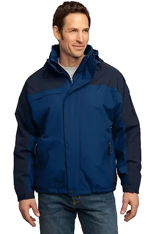 Port Authority TLJ792    Tall Nootka Jacket Regatta Bl/Nvy front view