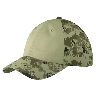 Port Authority C926    Colorblock Digital Ripstop  Green Camo/Grn front view