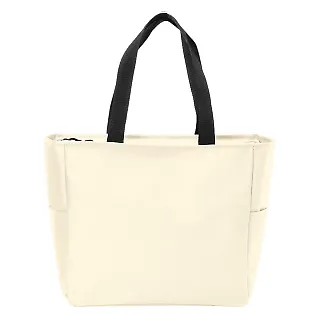 Port Authority BG410    Essential Zip Tote Stone front view