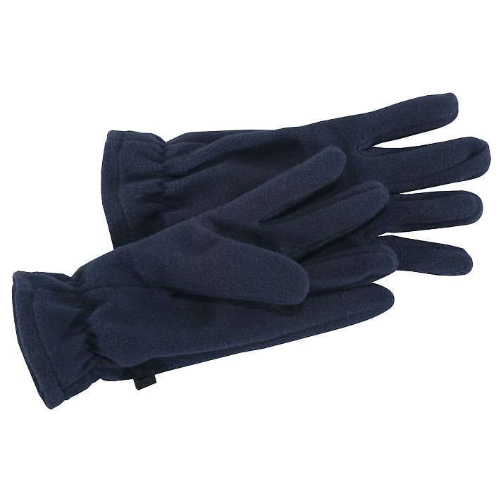 Port Authority GL01    Fleece Gloves in Navy front view