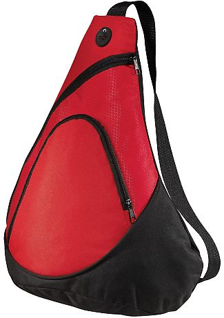 Port Authority BG1010    - Honeycomb Sling Pack in Red front view