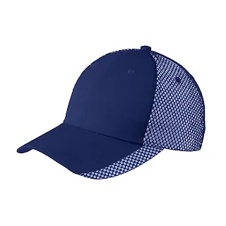 Port Authority C923    Two-Color Mesh Back Cap Royal/White front view