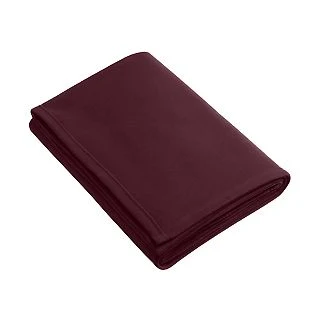 Port Authority BP60 Core Fleece Blanket in Maroon front view