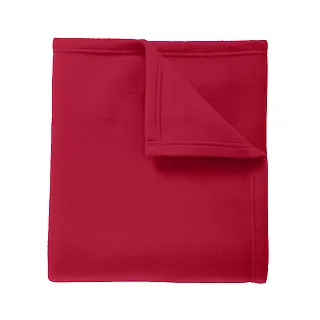 Port Authority BP60    Core Fleece Blanket Rich Red front view