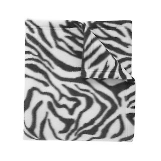 Port Authority BP61    Core Printed Fleece Blanket in Zebra print front view