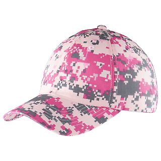 Port Authority C925    Digital Ripstop Camouflage  in Pink camo front view