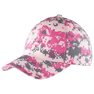 Port Authority C925    Digital Ripstop Camouflage  Pink Camo front view