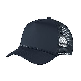 Port Authority C932    5-Panel Snapback Cap in Navy front view
