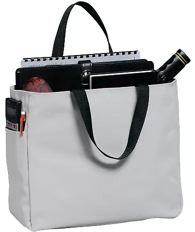 Port Authority B0750    -  Essential Tote Chrome front view