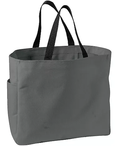 Port Authority B0750    -  Essential Tote Charcoal front view