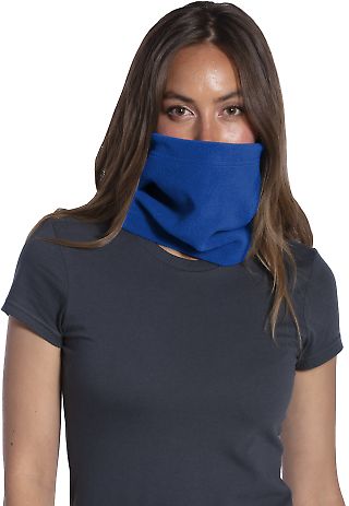 Port Authority FS07    Fleece Neck Gaiter in Royal front view