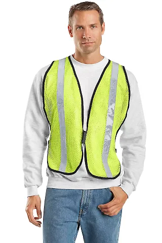 Port Authority SV02    Mesh Enhanced Visibility Ve Safety Yellow front view