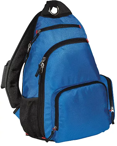 Port Authority BG112    Sling Pack Snorkel Blue front view
