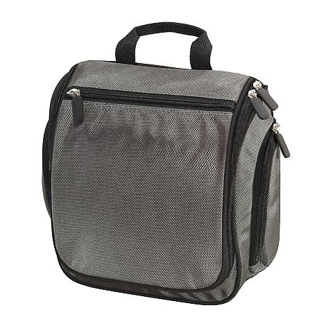 Port Authority BG700 Hanging Toiletry Kit in Deep smoke front view
