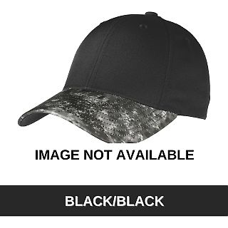 Port Authority STC32 Sport-Tek Mineral Freeze Ca Black/Black front view
