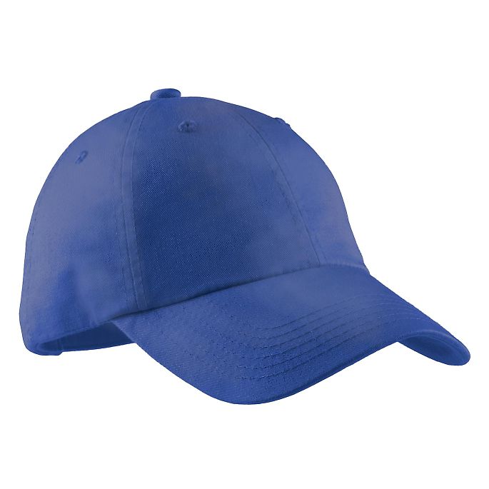Port Authority LPWU Ladies Garment Washed Cap in Faded blue front view