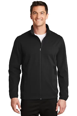Port Authority J717    Active Soft Shell Jacket Deep Black front view