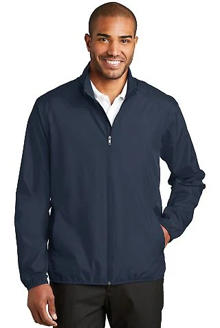 Port Authority J344    Zephyr Full-Zip Jacket in Dress blue nvy front view