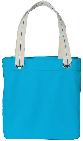 Port Authority B118    Allie Tote Turquoise front view