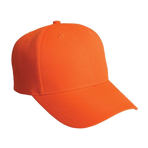 Port Authority C806    Solid Enhanced Visibility C in Safety orange front view