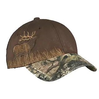 Port Authority C820    Embroidered Camouflage Cap MO Country/Elk front view