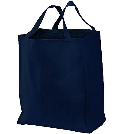 Port Authority B100 Grocery Tote in Navy front view