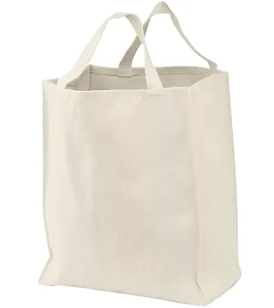 Port Authority B100    Grocery Tote Natural front view