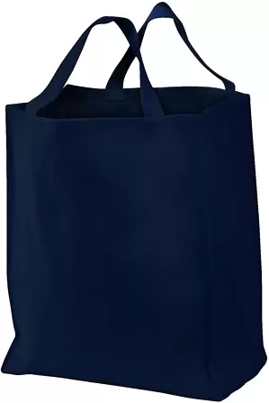 Port Authority B100    Grocery Tote Navy front view