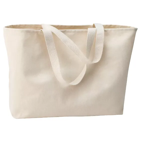Port Authority B300    - Jumbo Tote Natural front view