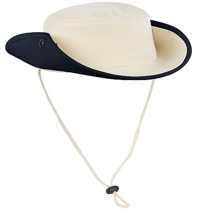 Port Authority HCF    Outback Hat in Canvas/navy front view