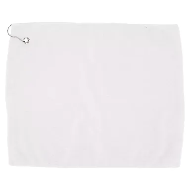 Carmel Towel Company C1518MGH Microfiber Golf Towe White front view
