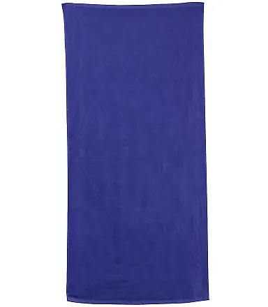 Carmel Towel Company C3060 Velour Beach Towel Navy front view