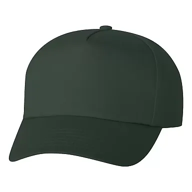Valucap 8869 Five-Panel Twill Cap Forest front view