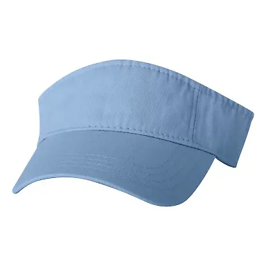 Valucap VC500 Bio-Washed Visor Baby Blue front view