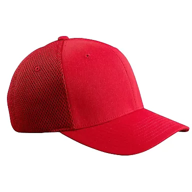 Flexfit 6533 Ultrafiber Mesh Cap in Red front view