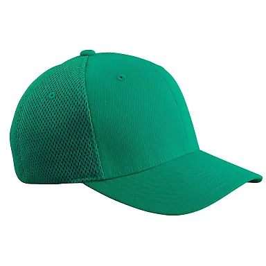 Flexfit 6533 Ultrafiber Mesh Cap in Green front view