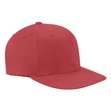 Flexfit 6297F Pro-Baseball On Field Cap in Red front view
