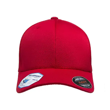 Flexfit 6597 Cool & Dry Sport Cap in Red front view