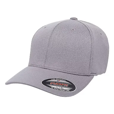 Flexfit 6597 Cool & Dry Sport Cap in Silver front view