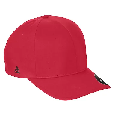Flexfit 180 Delta Seamless Cap in Red front view