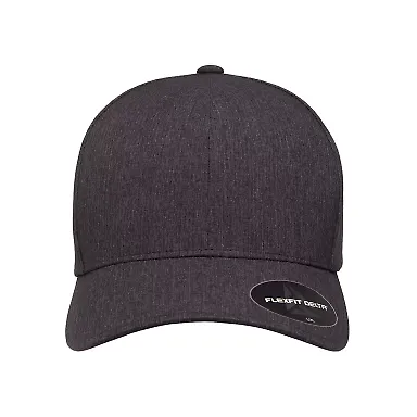 Flexfit 180 Delta Seamless Cap in Melange charcoal front view