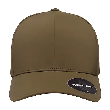 Flexfit 180 Delta Seamless Cap in Olive front view